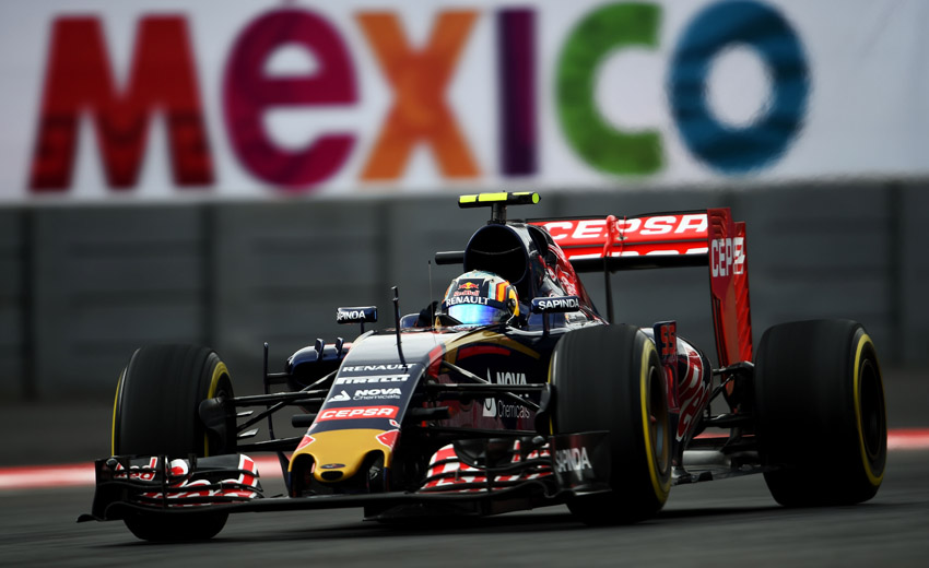 Foto Carlos Sainz en el Gran Premio de México
